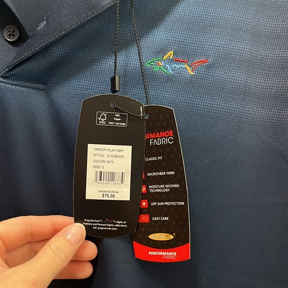 Navy Greg Norman Polo - Picture 2 of 3